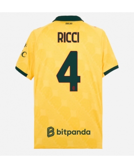 Billige Fotballdrakt AC Milan Samuele Ricci #4 Replika Tredjedrakt 2025-26 Kortermet Billige Fotballdrakt AC Milan Samuele Ricci #4 Replika Tredjedrakt 2025-26 Kortermet